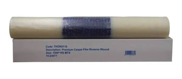 Carpet Protection Film 1000mm x 100m Reverse Wound